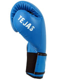 Invincible Tejas Fitness Training Synthetic Leather Boxing Gloves for Men & Women (Blue-White)