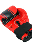 Invincible Tejas Fitness Training Synthetic Leather Boxing Gloves for Men & Women (Red-Black)