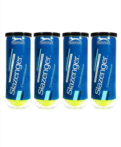 Slazenger Championship  Tennis Ball Dozen (4 Can)