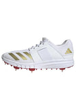 Adidas Howzat Spike 20 Cricket Shoes (FTWWHT/GOLDMT/PURRUB)