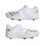 Adidas Howzat Spike 20 Cricket Shoes (FTWWHT/GOLDMT/PURRUB)