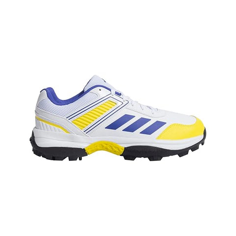 ADIDAS CRI YARD CRICKET SHOES (FTWWHT/COBBLU/YELLOW)