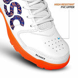 DSC Beamer Cricket Shoes (Fluro Orange/White)