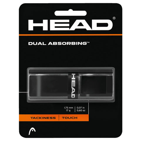 HEAD Dual Absorbing Replacement Grip (Black)