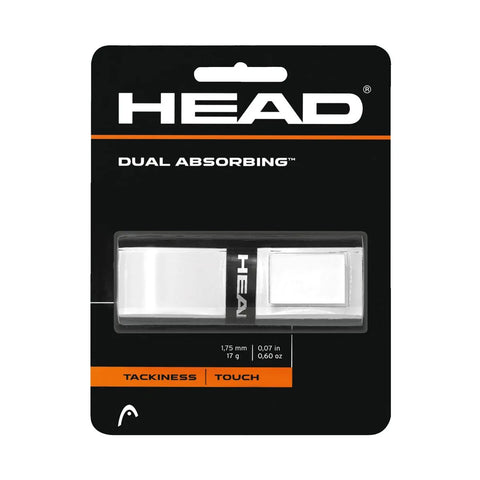 HEAD Dual Absorbing Replacement Grip (White)