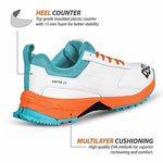 DSC Jaffa 22 Cricket Shoes (White/Orange)