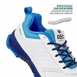 DSC Jaffa 22 Cricket Shoes (White/Navy)
