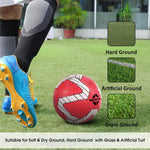 Nivia Kross World England Training 32 Panels Football to Play On Both Natural and Artificial Grass