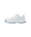 Puma Mens Classic Cat Cricket Shoes (White -Ethereal Blue)