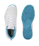 Puma Mens Classic Cat Cricket Shoes (White -Ethereal Blue)