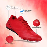 NIVIA Spirit Running Spikes Shoes (Red)