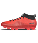 NIVIA Pro Carbonite 4.0 Football Shoes (Red/Black)