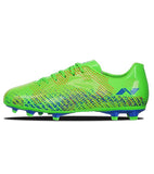 NIVIA Encounter 9.0 Football Shoes (Neon Green/Blue)
