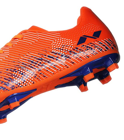 NIVIA Encounter 9.0 Football Shoes Orange Blue Setsons.in