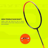 Li-Ning AX FORCE 9 strung Badminton Racket (Black/Orange) with Free Full Cover