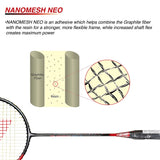 Yonex Astrox Smash G4 Strung Badminton Racquet, Black/Red