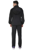 SHIV NARESH N.S Spandex Stretchable Tracksuit (Black-white)