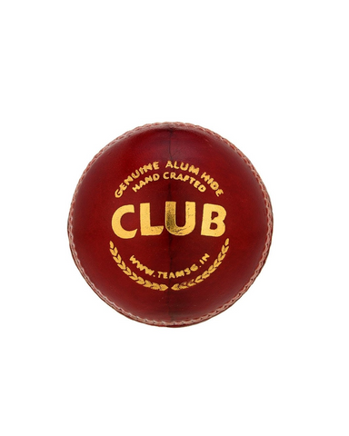 SG Club™ High Quality Four-Piece Water Proof Cricket Leather Ball - Setsons.in