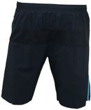 SHIV NARESH Spandex Unisex Shorts (Navy-Cyan) - Setsons.in