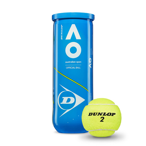 Dunlop Australia Open Tennis Balls (Pack of 1 Can)