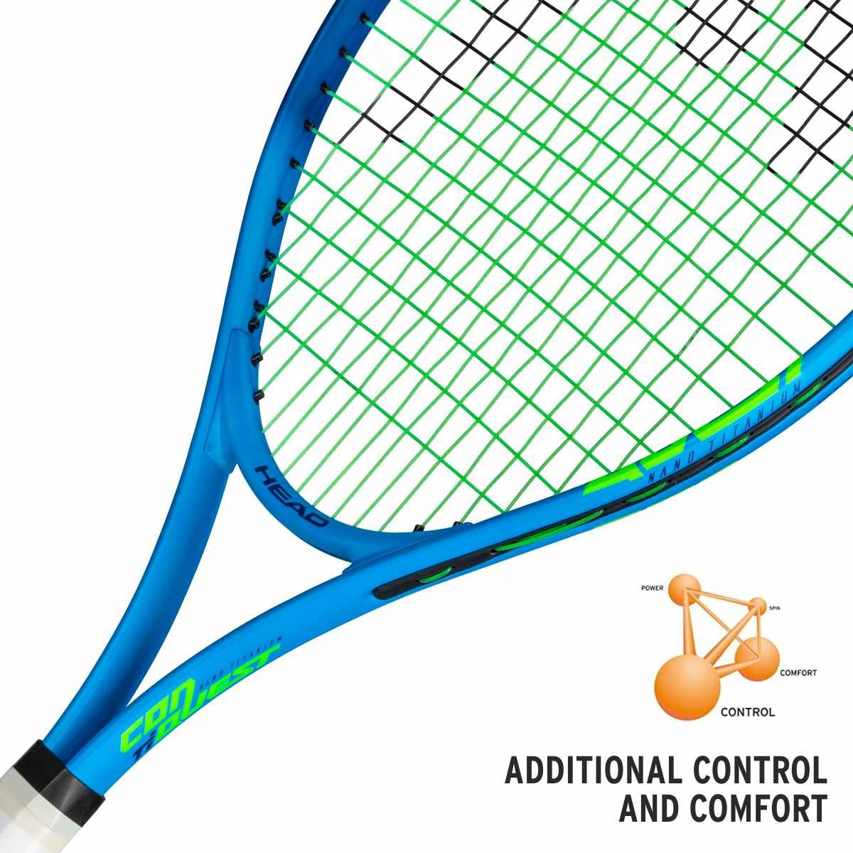 Head Ti Conquest Tennis Racquet- 27 inch (Senior) – Setsons.in