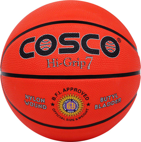 Cosco Hi-Grip No.7 Basketball - Setsons.in