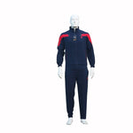 SS Pro super Zipper Sports Gym Track Suit Set for men's Blue and Red
